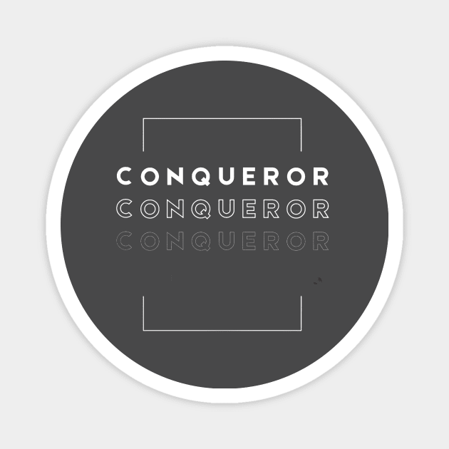 Conqueror Magnet by HezeShop